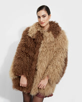 ABRIGO TIBETLAMB DOS COLORES